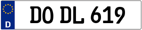 Truck License Plate